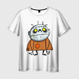 Мужская футболка 3D с принтом чудиже франкенштейн в Курске, 100% полиэфир | прямой крой, круглый вырез горловины, длина до линии бедер | body | dead | doctor | frankenstein | halloween | man | monster | zombie | доктор | зомби | мертвец | монстр | труп | франкенштейн | хэллоуин | чудовище