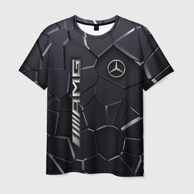 Мужская футболка 3D с принтом Mercedes AMG 3D плиты , 100% полиэфир | прямой крой, круглый вырез горловины, длина до линии бедер | 3d плиты | 3д плиты | 3д плиты с подсвет | amg | benz | mercedes | mercedes amg | mercedes benz | mercedes benz amg carbon | лого мерседес | логотип мерседес | мерен | мерседес | мерседес amg | мерседес амг | мерседес бенс | мерседес бенц