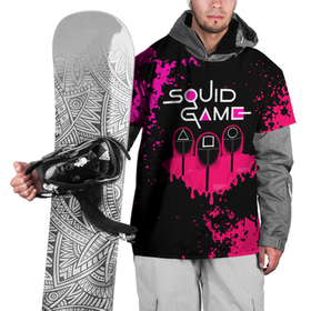 Накидка на куртку 3D с принтом Squid Game брызги красок стража. в Санкт-Петербурге, 100% полиэстер |  | Тематика изображения на принте: squid game | брызги красок | злодей | игра | игра в кальмара | кальмары | люди в масках | на выживания | отряд стражей | сериал