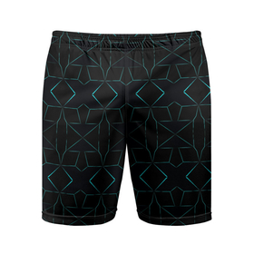 Мужские шорты спортивные с принтом SpaceX Панели Неон ,  |  | икс | илон | минимализм | неон | полосы | свечение | спейс