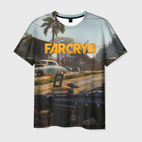 Мужская футболка 3D с принтом Far Cry 6 game art в Кировске, 100% полиэфир | прямой крой, круглый вырез горловины, длина до линии бедер | art | cry | dani | far | farcry | game | rojas | shooter | ubisoft | арт | дани | куба | рохас | фаркрай | яра