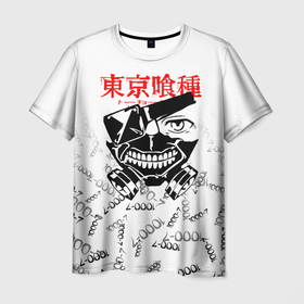 Мужская футболка 3D с принтом TOKYO GHOUL (1000 7) , 100% полиэфир | прямой крой, круглый вырез горловины, длина до линии бедер | anime | ghoul | manga | tokyo | tokyo ghoul | аниме | гуль | канеки | кровь | манга | токийский гуль | токио