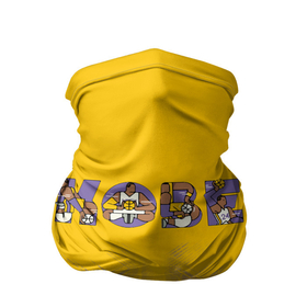 Бандана-труба 3D с принтом Коби Брайант (Kobe Bryant.) в Белгороде, 100% полиэстер, ткань с особыми свойствами — Activecool | плотность 150‒180 г/м2; хорошо тянется, но сохраняет форму | 24 | kobebryant | lakers | nba | баскетбол | баскетболист | коби брайант | лейкерс | нба | спорт