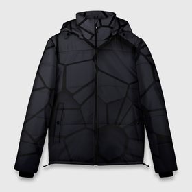 Мужская зимняя куртка 3D с принтом Карбоновые 3D плиты | 3Д плиты геометрия в Новосибирске, верх — 100% полиэстер; подкладка — 100% полиэстер; утеплитель — 100% полиэстер | длина ниже бедра, свободный силуэт Оверсайз. Есть воротник-стойка, отстегивающийся капюшон и ветрозащитная планка. 

Боковые карманы с листочкой на кнопках и внутренний карман на молнии. | Тематика изображения на принте: 3d плиты | 3d плиты с подсветкой | 3д плиты | 3д плиты с подсветкой | геометия | геометрия 3d плиты | геометрия 3д плиты | карбон | карбоновы | карбоновые 3d плиты | карбоновые плиты | плиты 3d