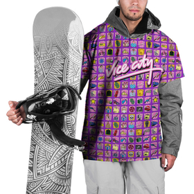 Накидка на куртку 3D с принтом GTA Vice City 2021 (ачивки паттерн) , 100% полиэстер |  | auto | city | grand | gta | miami | rockstar | theft | tommy | vice | вайс | версетти | гта | либерти | майами | рокстар | сити | томми