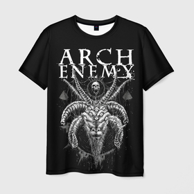 Мужская футболка 3D с принтом Arch Enemy,  War Eternal в Курске, 100% полиэфир | прямой крой, круглый вырез горловины, длина до линии бедер | Тематика изображения на принте: arch enemy | war eternal | will to power | группы | дэтметал | метал | рок
