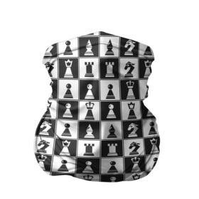 Бандана-труба 3D с принтом Шахматы (Шахматные Фигуры) в Петрозаводске, 100% полиэстер, ткань с особыми свойствами — Activecool | плотность 150‒180 г/м2; хорошо тянется, но сохраняет форму | chess | анатолий карпов | бобби фишер | владимир крамник | гари каспаров | игра | король | ладья | магнус карлсен | математика | михаил ботвинник | пешка | ферзь | хосерауль капабланка | чёрнобелые