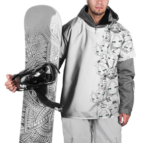 Накидка на куртку 3D с принтом Личная Симс в Тюмени, 100% полиэстер |  | 2d | аниме | кошкодевочка | неко | симс | у ушами