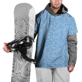 Накидка на куртку 3D с принтом Морозный Иней в Тюмени, 100% полиэстер |  | merry christmas | дед мороз | ёлка | зима | мороз | новый год | подарок | праздник | рождество | с новым годом | сантаклаус | снег | снеговик | снегурочка | снежинки | снежные узоры | узоры