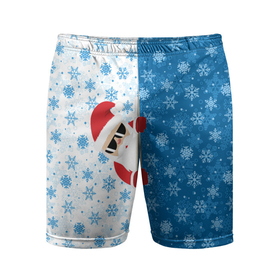 Мужские шорты спортивные с принтом С Новым Годом (дед мороз) в Белгороде,  |  | christmas | merry christmas | santa claus | дед мороз | ёлка | зима | мороз | новый год | подарок | праздник | рождество | с новым годом | санта клаус | снегурочка | снежинки