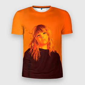 Мужская футболка 3D Slim с принтом Sweet Taylor Swift в Петрозаводске, 100% полиэстер с улучшенными характеристиками | приталенный силуэт, круглая горловина, широкие плечи, сужается к линии бедра | music | pop music | taylor swift | музыка | поп | попса | тейлор свифт