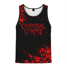 Мужская майка 3D с принтом CANNIBAL CORPSE КРАСНЫЕ ЧЕРЕПА в Курске, 100% полиэстер | круглая горловина, приталенный силуэт, длина до линии бедра. Пройма и горловина окантованы тонкой бейкой | cannibal | cannibal corpse | corpse | death metal | deathgrind | алекс уэбстер | брутальный дэт метал | дэт метал | дэтграйнд | каннибал корпс | кеннибал корпс | кэннибал корпс | пол мазуркевич | роб барретт | труп каннибала