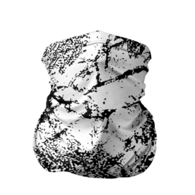 Бандана-труба 3D с принтом Эффект линогравюры в Белгороде, 100% полиэстер, ткань с особыми свойствами — Activecool | плотность 150‒180 г/м2; хорошо тянется, но сохраняет форму | abstract | black and white | minimalism | urban | urban camouflage | абстрактный узор | белая краска | белое на черном | белый и черный | белый узор | брызги краски | камуфляж | краска | минимализм | монохромный | орнамент