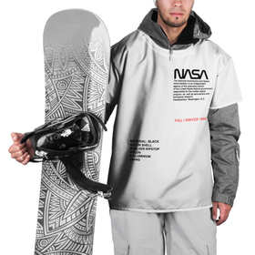 Накидка на куртку 3D с принтом NASA БЕЛАЯ ФОРМА | НАСА WHITE UNIFORM , 100% полиэстер |  | galaxy | nasa | space | space company | star | астрономия | галактика | звезды | космическая компания | космос | наса