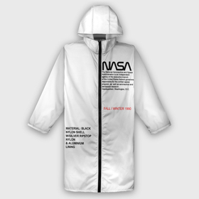 Дождевик унисекс 3D с принтом NASA БЕЛАЯ ФОРМА | НАСА WHITE UNIFORM в городе Новоалтайск,  |  | galaxy | nasa | space | space company | star | астрономия | галактика | звезды | космическая компания | космос | наса