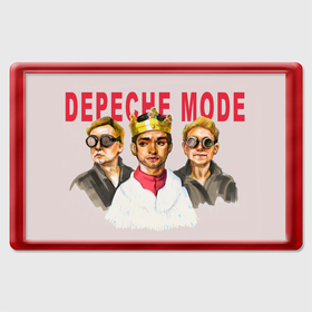 Магнит 45*70 с принтом Depeche mode here в Санкт-Петербурге, Пластик | Размер: 78*52 мм; Размер печати: 70*45 | alternative | depechе mode | dj | electo | music | альтернатива | депеж мот | депеш мод | музыка | электроника