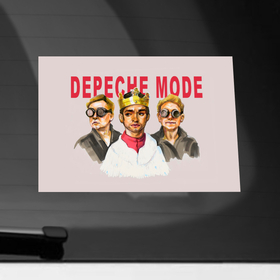 Наклейка на автомобиль с принтом Depeche mode here в Санкт-Петербурге, ПВХ |  | alternative | depechе mode | dj | electo | music | альтернатива | депеж мот | депеш мод | музыка | электроника