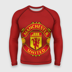 Мужской рашгард 3D с принтом Manchester United F.C. ,  |  | manchester | manchester united | mu | клубы | футбол