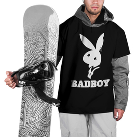 Накидка на куртку 3D с принтом BAD BOY (секси) в Кировске, 100% полиэстер |  | bad boy | erotic | love | playboy | заяц | кролик | любовь | плейбой | прикол | смешной | страсть | ххх | шутка | юмор