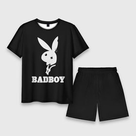 Мужской костюм с шортами 3D с принтом BAD BOY (секси) в Курске,  |  | Тематика изображения на принте: bad boy | erotic | love | playboy | заяц | кролик | любовь | плейбой | прикол | смешной | страсть | ххх | шутка | юмор