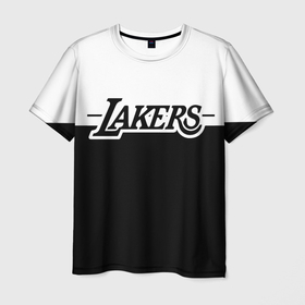 Мужская футболка 3D с принтом Kobe Bryant   Los Angeles Lakers. в Тюмени, 100% полиэфир | прямой крой, круглый вырез горловины, длина до линии бедер | Тематика изображения на принте: 24 | kobebryant | lakers | nba | баскетбол | баскетболист | коби брайант | лейкерс | нба | спорт
