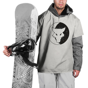 Накидка на куртку 3D с принтом Лунные волки ранний лого (цвет легиона) , 100% полиэстер |  | luna wolves | sons of horus | space marine | waha | warhammer | wolf | астартес | вархаммер | ваха | волк | космодесант | лунные волки | сыны хоруса | цвет легиона
