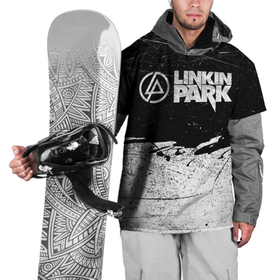 Накидка на куртку 3D с принтом Линкин Парк Лого Рок ЧБ | Linkin Park Rock в Белгороде, 100% полиэстер |  | Тематика изображения на принте: album | bennington | chester | green | grunge | linkin park | mike | music | rock | shinoda | style | альбом | беннингтон | гитара | гранж | линкин парк | логотип | музыка | надпись | певец | полосы | потертости | рок | честер | шинода