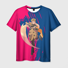 Мужская футболка 3D с принтом Millia Rage в Тюмени, 100% полиэфир | прямой крой, круглый вырез горловины, длина до линии бедер | game | games | ggs | guilty gear | guilty gear strive | гилти гир стрэйв | игра | игры