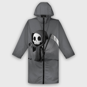 Дождевик унисекс 3D с принтом жнец и цветок в городе Новоалтайск,  |  | black | death | flower | halloween | hood | leaves | reaper | robe | scull | scythe | sunset | жнец | закат | капюшон | коса | листья | одеяние | хэллоуин | цветок | череп | черый