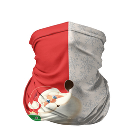 Бандана-труба 3D с принтом Дед Мороз (селфи) , 100% полиэстер, ткань с особыми свойствами — Activecool | плотность 150‒180 г/м2; хорошо тянется, но сохраняет форму | christmas | merry christmas | santa claus | дед мороз | ёлка | зима | мороз | новый год | подарок | праздник | рождество | с новым годом | санта клаус | селфи | снегурочка | телефон | фото