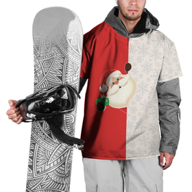 Накидка на куртку 3D с принтом Дед Мороз (селфи) в Белгороде, 100% полиэстер |  | christmas | merry christmas | santa claus | дед мороз | ёлка | зима | мороз | новый год | подарок | праздник | рождество | с новым годом | санта клаус | селфи | снегурочка | телефон | фото