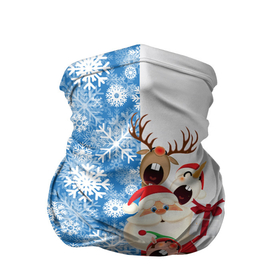 Бандана-труба 3D с принтом Подарок от Санты в Курске, 100% полиэстер, ткань с особыми свойствами — Activecool | плотность 150‒180 г/м2; хорошо тянется, но сохраняет форму | christmas | merry christmas | santa claus | гном | дед мороз | ёлка | зима | мороз | новый год | олень | подарок | праздник | рождество | с новым годом | санта клаус | снеговик | снегурочка | снежинки