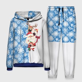 Мужской костюм 3D (с толстовкой) с принтом Подарок от Санты ,  |  | christmas | merry christmas | santa claus | гном | дед мороз | ёлка | зима | мороз | новый год | олень | подарок | праздник | рождество | с новым годом | санта клаус | снеговик | снегурочка | снежинки
