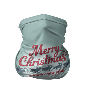 Бандана-труба 3D с принтом Merry Christmas (хо хо хо) в Курске, 100% полиэстер, ткань с особыми свойствами — Activecool | плотность 150‒180 г/м2; хорошо тянется, но сохраняет форму | christmas | merry christmas | santa claus | дед мороз | ёлка | зима | мороз | новый год | олени | подарок | праздник | рождество | с новым годом | сани с оленями | санта клаус | снегурочка | снежинки