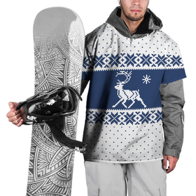 Накидка на куртку 3D с принтом Северный Олень (звезда) в Новосибирске, 100% полиэстер |  | merry christmas | алатырь | бабушкин свитер | ёлка | животное | зверь | лось | новый год | обережная вышивка | олень | орнамент | охота | подарок | рогач | рождество | свитер | свитер с оленями