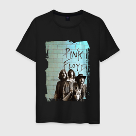 Мужская футболка хлопок с принтом PINK FLOYD, постер в Белгороде, 100% хлопок | прямой крой, круглый вырез горловины, длина до линии бедер, слегка спущенное плечо. | floyd | pink | rock | группа | музыка | пинк | рок | флойд