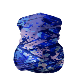 Бандана-труба 3D с принтом Абстрактный микс в Тюмени, 100% полиэстер, ткань с особыми свойствами — Activecool | плотность 150‒180 г/м2; хорошо тянется, но сохраняет форму | абстрактный | абстракция | иллюстрация | краска | пятна | синий | узор | цветной