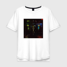 Мужская футболка хлопок Oversize с принтом MARKUL SENSE OF HUMAN в Белгороде, 100% хлопок | свободный крой, круглый ворот, “спинка” длиннее передней части | depression | gang | great | green | human | markul | park | sense | sense of human | альбом | маркул | новый