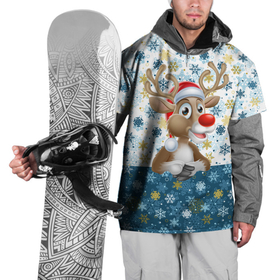 Накидка на куртку 3D с принтом Весёлый Оленёнок в Кировске, 100% полиэстер |  | Тематика изображения на принте: christmas | santa claus | дед мороз | ёлка | зима | игрушки | лось | мороз | новогодние олени | новый год | оленёнок бэмби | оленёнок рудольф | олень | подарок | праздник | рождество | с новым годом | сантаклаус