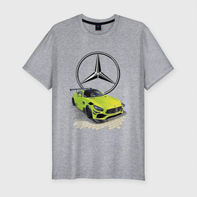 Мужская футболка хлопок Slim с принтом Mercedes V8 BITURBO Racing в Новосибирске, 92% хлопок, 8% лайкра | приталенный силуэт, круглый вырез ворота, длина до линии бедра, короткий рукав | car | force | germany | mercedes | power | prestige | racing | v8 biturbo | автомобиль | германия | гонка | мерседес | мощь | сила | тачка | точило