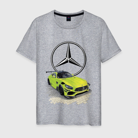 Мужская футболка хлопок с принтом Mercedes V8 BITURBO Racing в Тюмени, 100% хлопок | прямой крой, круглый вырез горловины, длина до линии бедер, слегка спущенное плечо. | car | force | germany | mercedes | power | prestige | racing | v8 biturbo | автомобиль | германия | гонка | мерседес | мощь | сила | тачка | точило