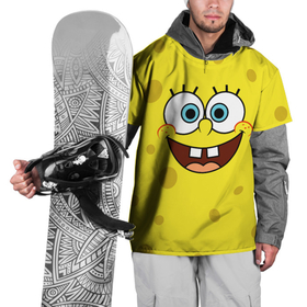 Накидка на куртку 3D с принтом Губка Боб   SpongeBob в Новосибирске, 100% полиэстер |  | sponge bob | spongebob | губка боб | квадратные штаны | сквэр пэнтс | спанч боб