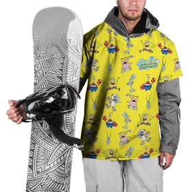 Накидка на куртку 3D с принтом SpongeBob pattern в Екатеринбурге, 100% полиэстер |  | sponge bob | spongebob | губка боб | квадратные штаны | мистер крабс | патрик | сквидвард | сквэр пэнтс | спанч боб | сэнди чикс | шелдон планктон