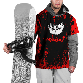 Накидка на куртку 3D с принтом Logo Berserk в Кировске, 100% полиэстер |  | berserk | knight | аниме | берсерк | рыцарь