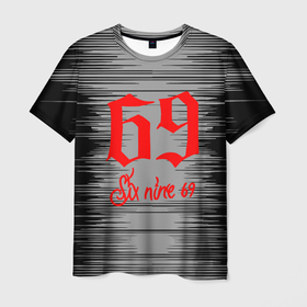Мужская футболка 3D с принтом 6IX9INE, , 100% полиэфир | прямой крой, круглый вырез горловины, длина до линии бедер | 6ix9ine | 6ix9ine акула | daniel hernandez | gooba | rap | shark | six nine | tekashi | акула | даниэль эрнандес | музыка | реп | сикс найн | текаши