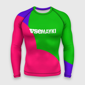 Мужской рашгард 3D с принтом VseMayki Logo ,  |  | vse mayki | vsemayki | все майки | всемайки | лого | майки