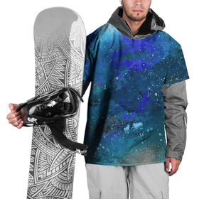 Накидка на куртку 3D с принтом Космическое облако в Тюмени, 100% полиэстер |  | Тематика изображения на принте: акварель | арт | космическое облако | космос | краски | мазки | мазки красок | рисунок | рисунок акварелью | рисунок красками