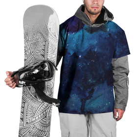 Накидка на куртку 3D с принтом Темнота глубин в Тюмени, 100% полиэстер |  | Тематика изображения на принте: акварель | арт | глубина | краски | мазки | мазки красок | море | океан | рисунок | рисунок акварелью | рисунок красками