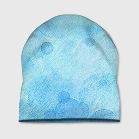 Шапка 3D с принтом Пузыри воздуха , 100% полиэстер | универсальный размер, печать по всей поверхности изделия | акварель | арт | вода | воздух | краски | мазки | мазки красок | пузыри | пузырь | пузырьки воздуха | рисунок | рисунок акварелью | рисунок красками