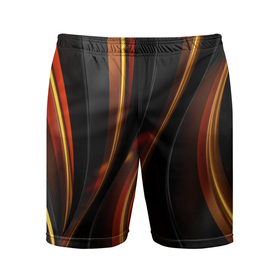 Мужские шорты спортивные с принтом Unsplash 3D в Тюмени,  |  | 3d | 3д | unsplash | абстракция | полосы | разноцветный